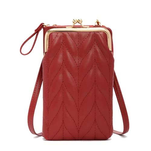 1-3 Quilted Red