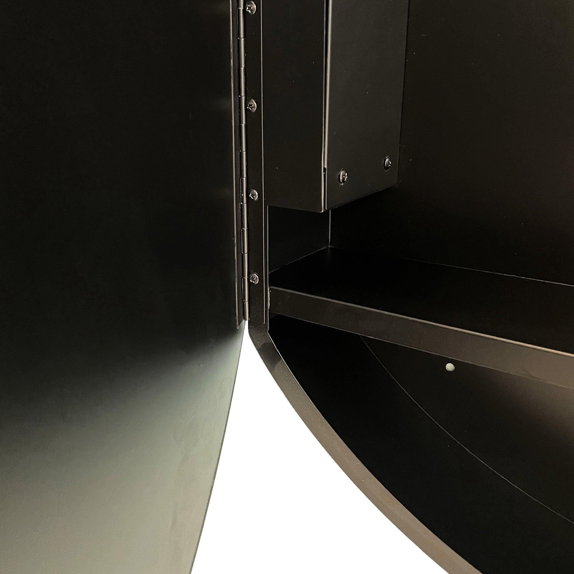 26 Inch LED Round Bathroom Medicine Cabinet with Mirror - 30