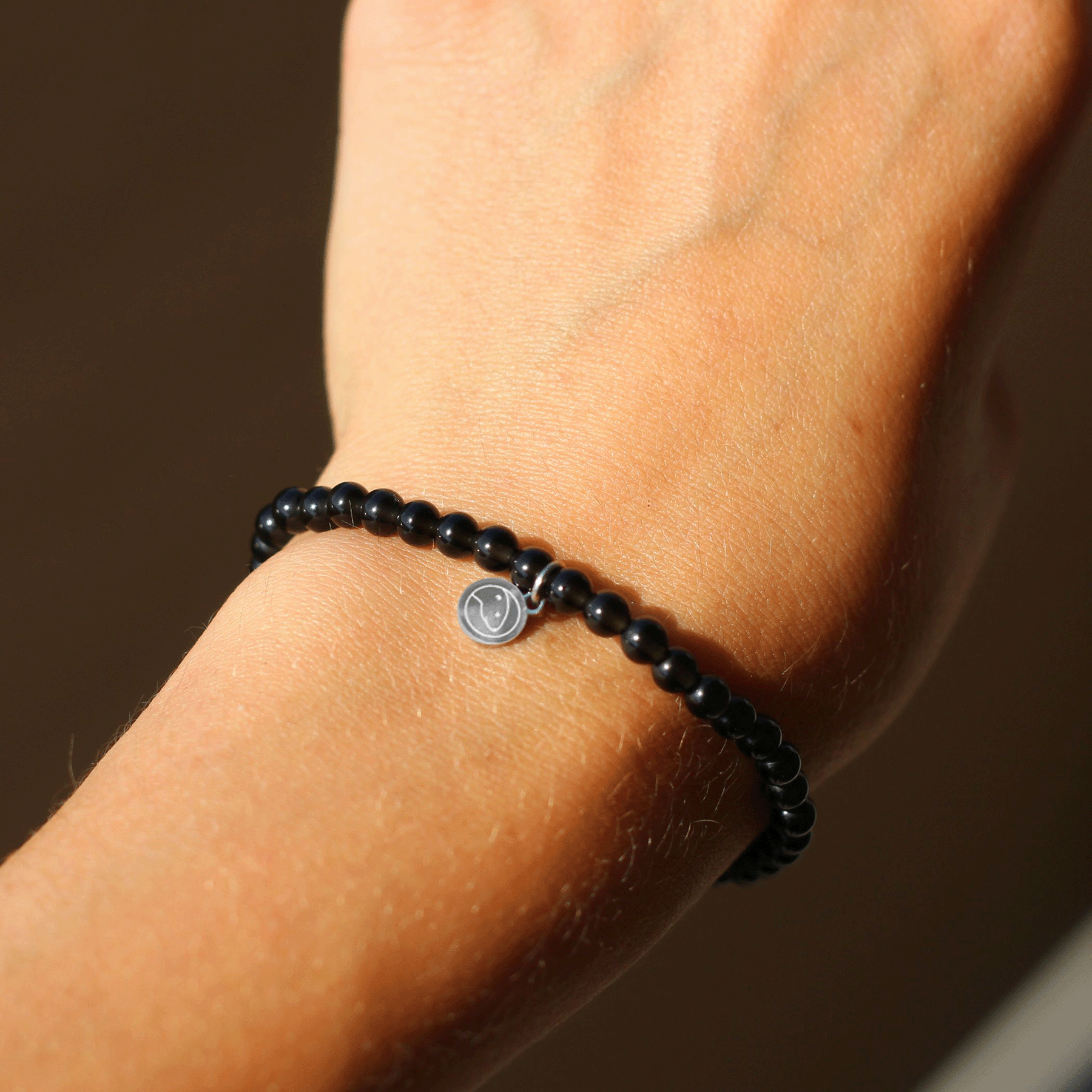 Obsidian Bracelet Mini - Natural Black Obsidian Stone Beaded Bracelet for Men & Women - Spiritual Healing, Protection & Positive Energy - Perfect for Meditation, Yoga & Everyday Wear