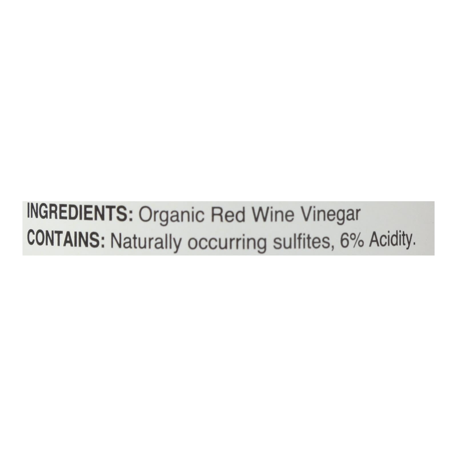 Madhava Organic Red Wine Vinegar - Non-GMO, USDA Certified, 500ml (6-Pack) - Perfect for Salads, Marinades & Healthy Cooking