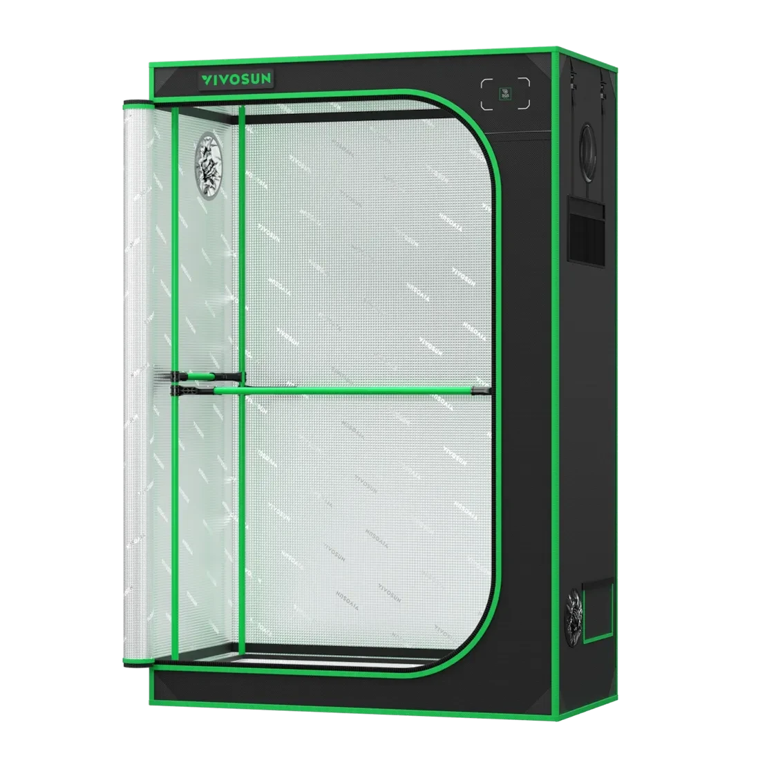 Vivosun Grow Tent Pro P426 | 2' x 4' x 6' Indoor Hydroponic Grow Room for Plants, Herbs & Vegetables | Perfect for Home Gardening, Closet Grow Setup & Indoor Farming