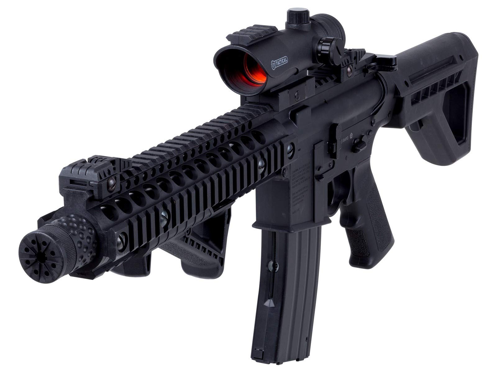 Crosman DPMS SBR Full-Auto BB Air Rifle Kit - Black | Airsoft Gun for Target Practice & Backyard Shooting | Perfect for Training, Competition & Outdoor Fun