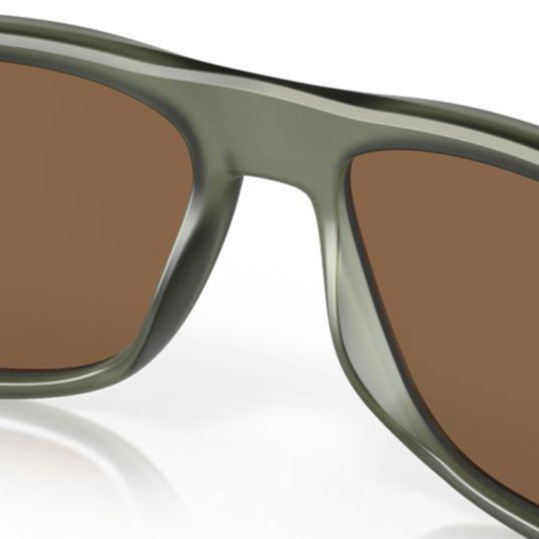 Oakley Leffingwell Sunglasses Matte Olive Ink with Prizm Bronze Lens 0OO9100 910011 - Polarized Sports & Outdoor Activities