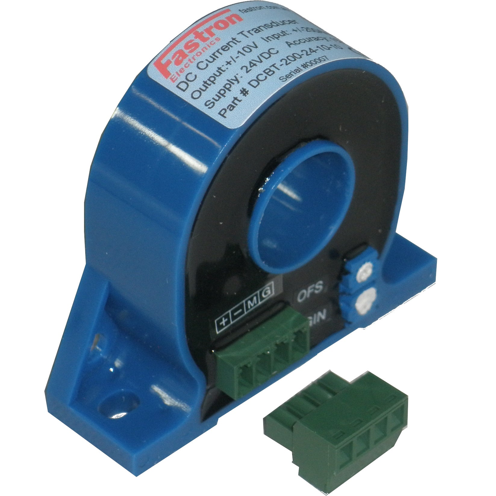 DCBT 300 24 10 10 Hall Effect DC Current Transducer Sensor | ±300A DC Measurement | ±10VDC Bipolar Output | 24VDC Power Supply | 20mm Aperture | Ideal for Solar Power Systems, EV Charging & Industrial Automation