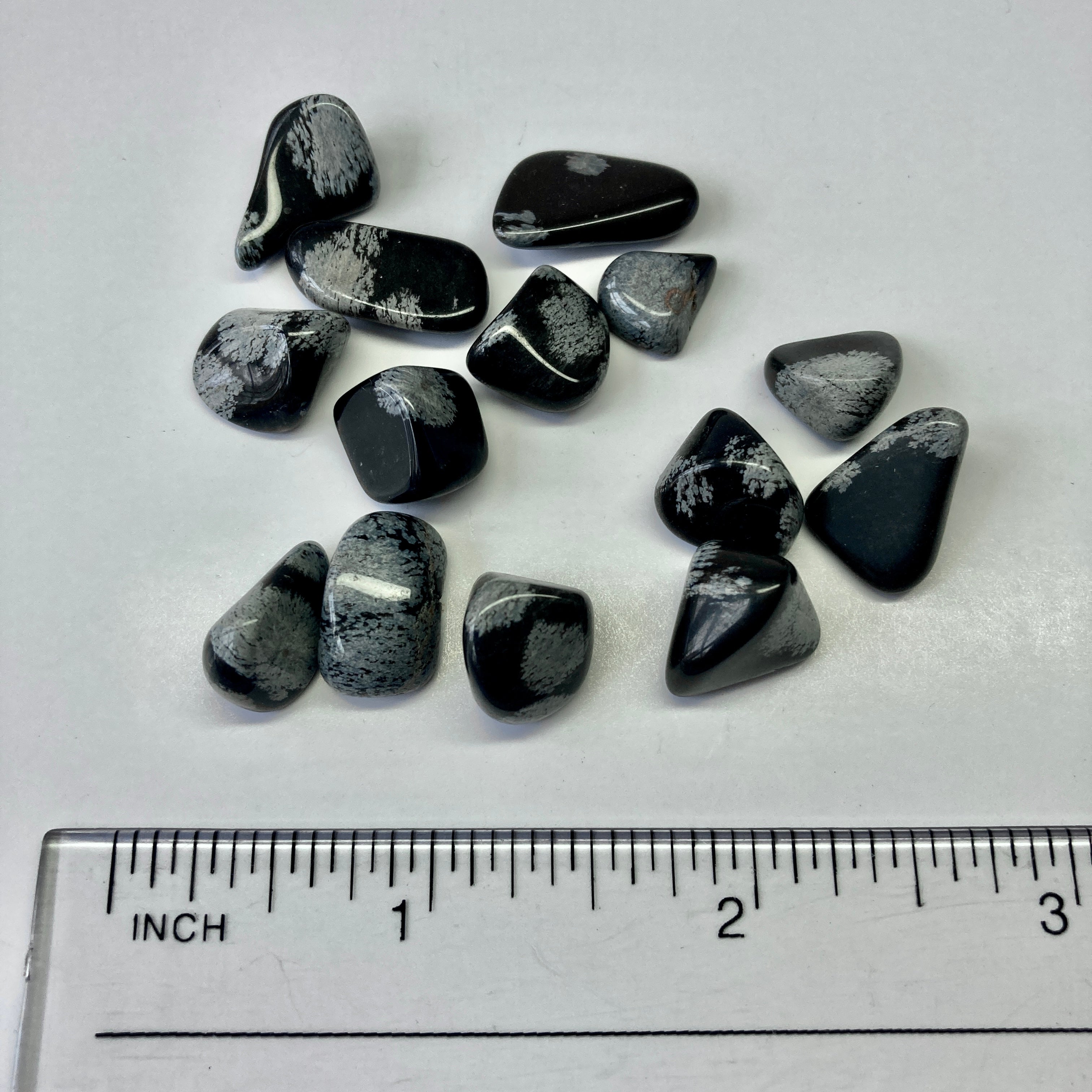 Snowflake Obsidian Stone - Natural Healing Crystal for Meditation, Chakra Balancing & Spiritual Growth - Perfect for Home Decor, Jewelry Making & Gifts