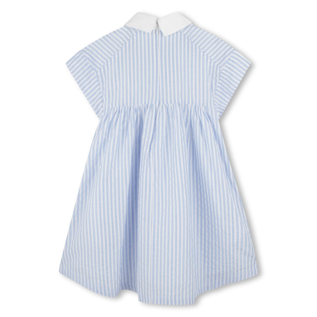 Karl Lagerfeld Girls Striped Shirt Dress - Fashionable & Comfortable Outfit for School, Playdates & Special Occasions