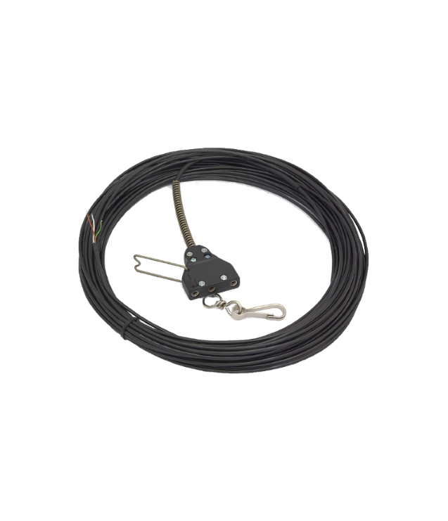 Favero Reel Cable with Fencer End Socket - High-Quality Fencing Equipment for Professional and Training Use