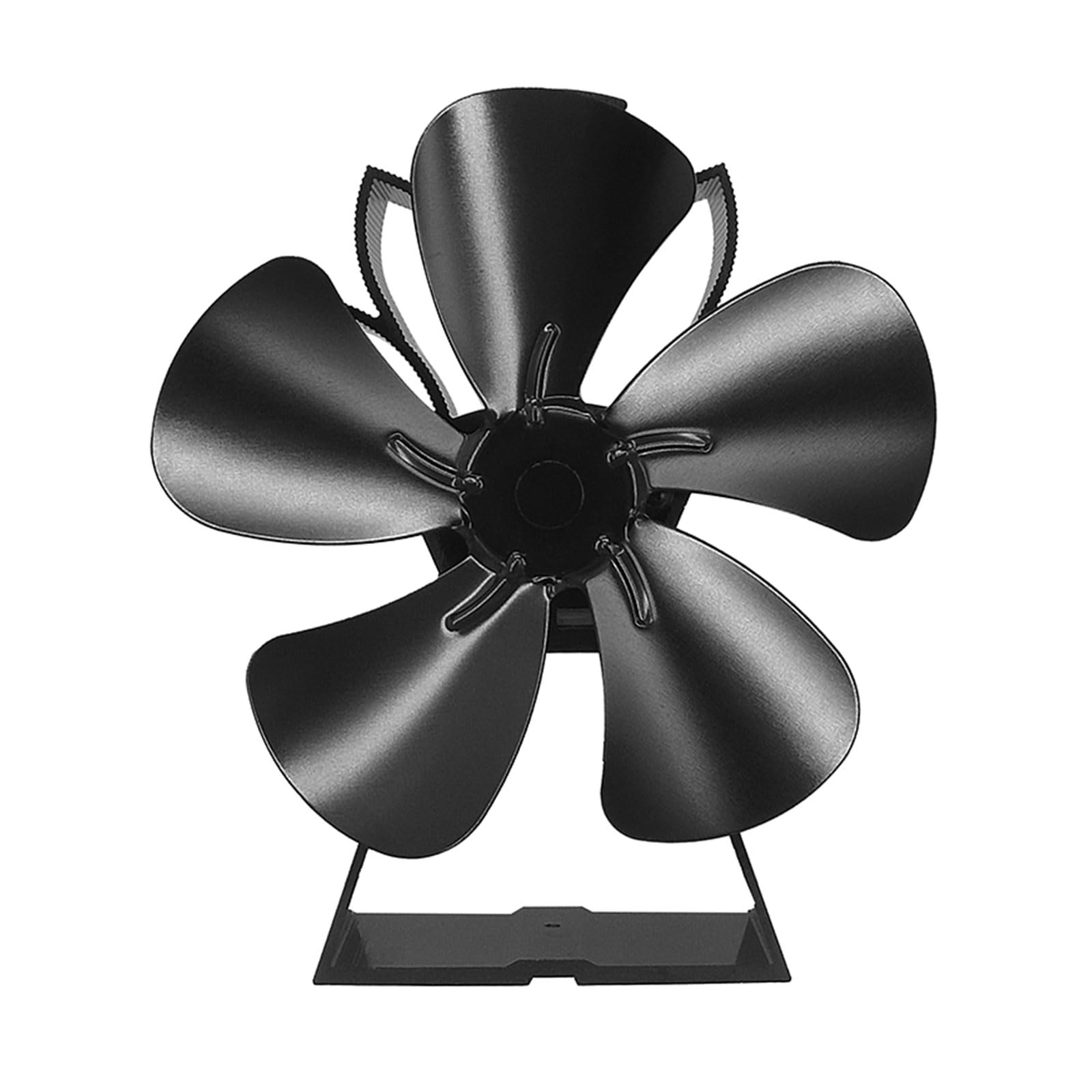 MEELYHOME 5-Blade Heat Powered Stove Fan - Quiet & Efficient Wood Burning Stove Fan for Even Heat Distribution | Eco-Friendly, No Electricity Needed | Perfect for Cabins, Greenhouses & Home Heating