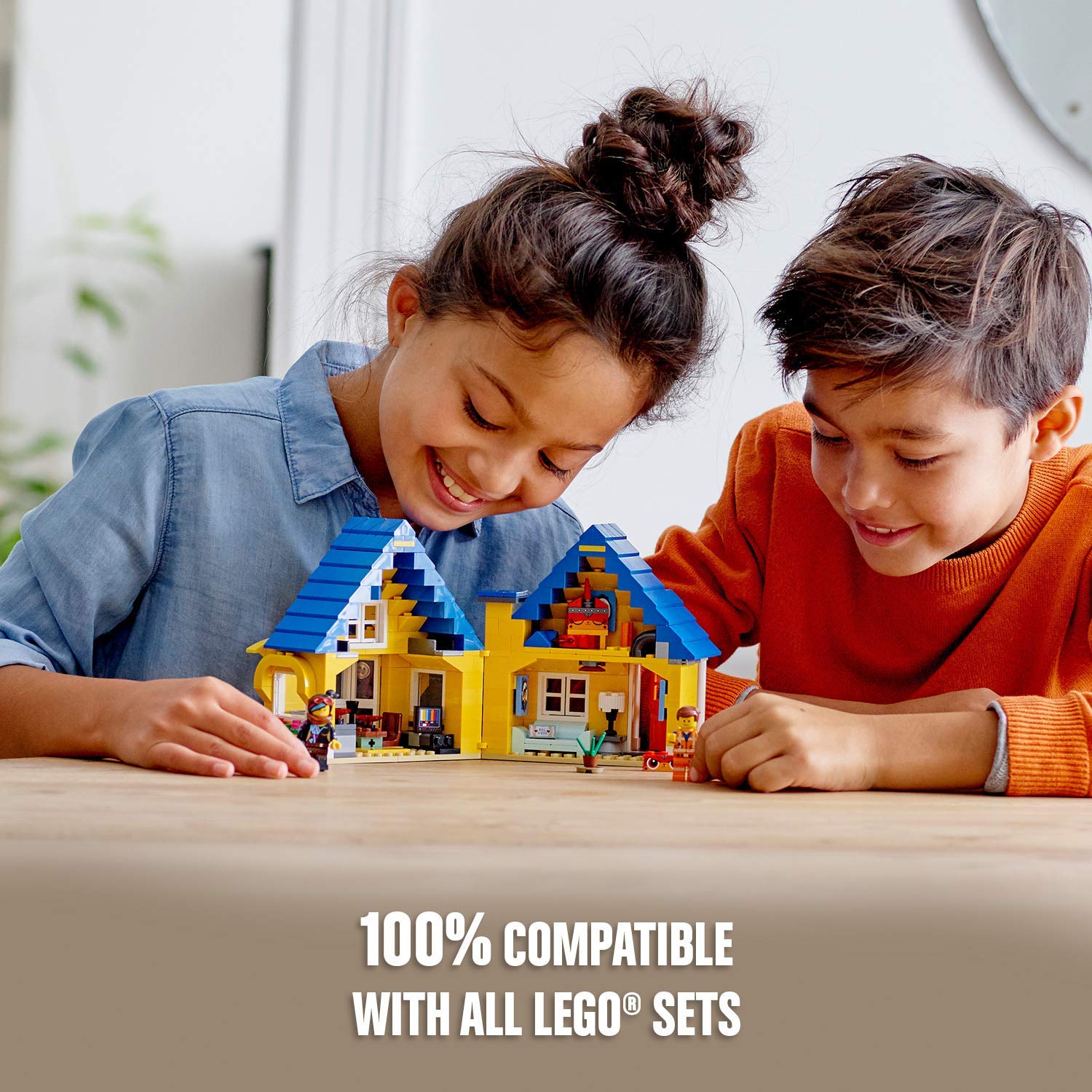 LEGO 70831 LEGO Movie Emmet's Rocket House Building Set - Creative Construction Toy for Kids & Adults, Perfect for Playtime & Collectors - Build & Display in Home, Office, or Playroom