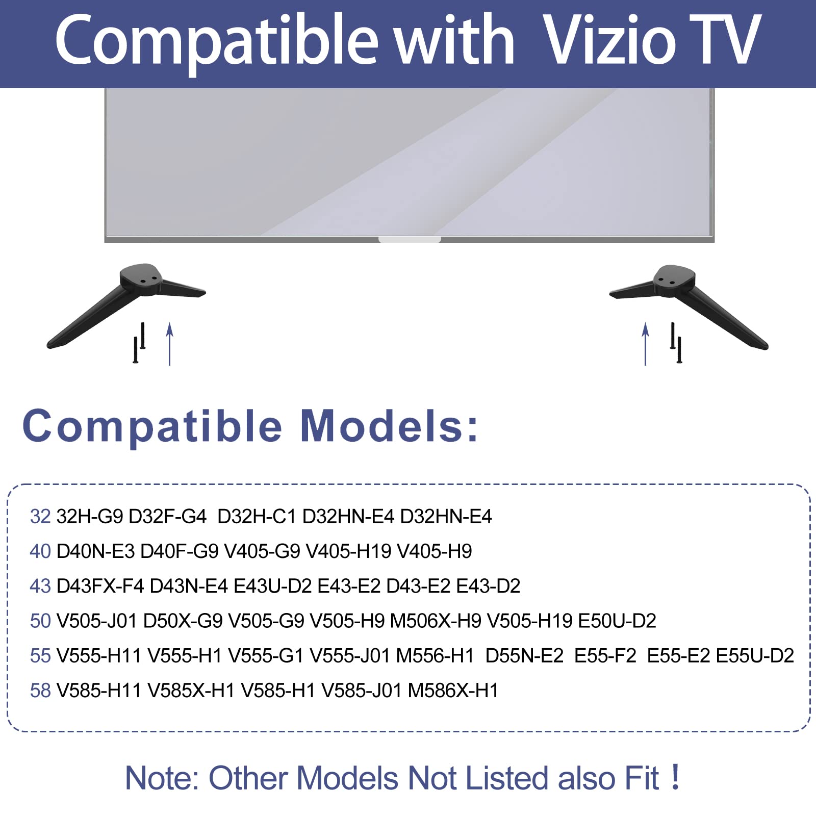 Vizio TV Stand Screws - Compatible with 32