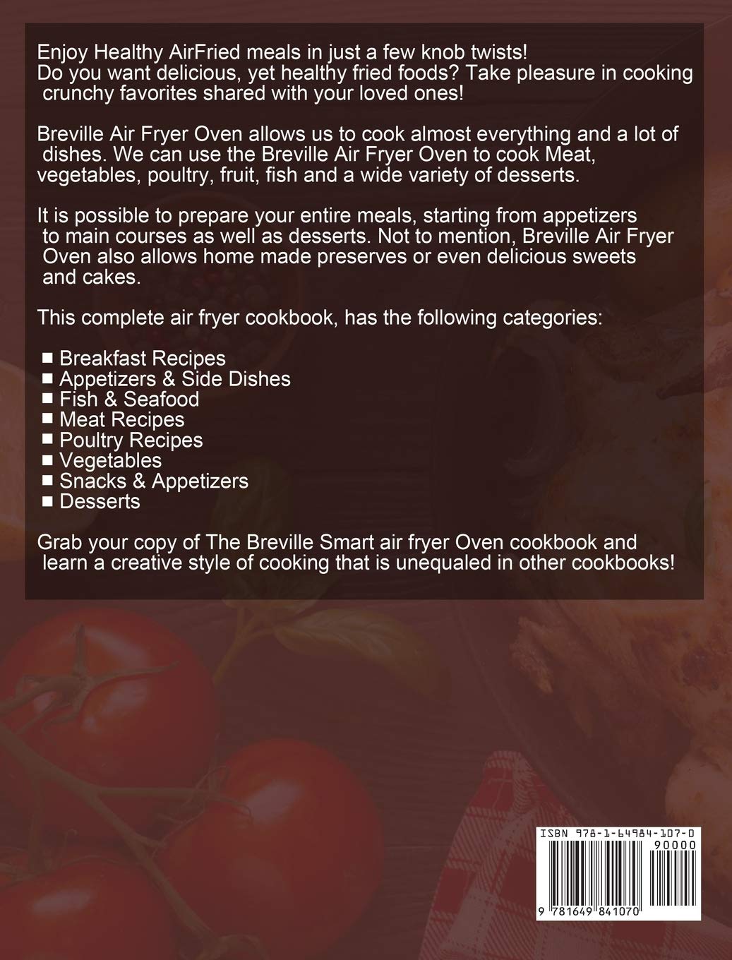 Breville Smart Air Fryer Oven Cookbook: Easy, Healthy Recipes for Beginners - Crispy & Delicious Meals for Busy People on a Budget | Perfect for Quick Weeknight Dinners & Family Gatherings