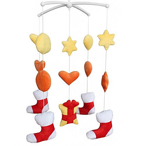 Adorable Rotating Musical Baby Mobile with Colorful Toys - Perfect for Nurseries, Baby Showers & Christmas Stocking Stuffers