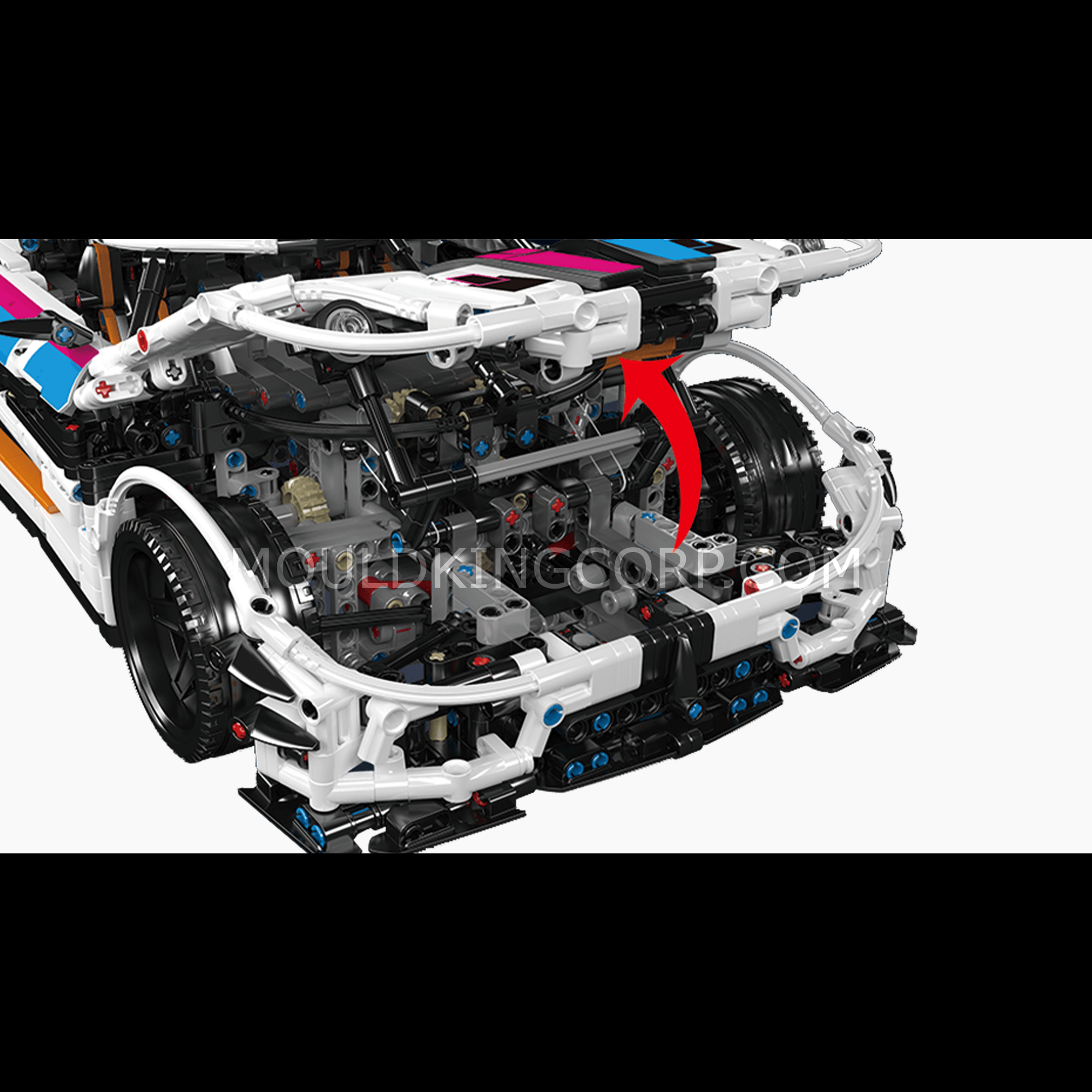 Mould King 13120S Regera Hypercar Remote Control Building Kit - 3063 Piece Model Car Set for Adults & Teens | DIY Construction Toy for Car Enthusiasts | Perfect for Display, Collecting & Racing Fun