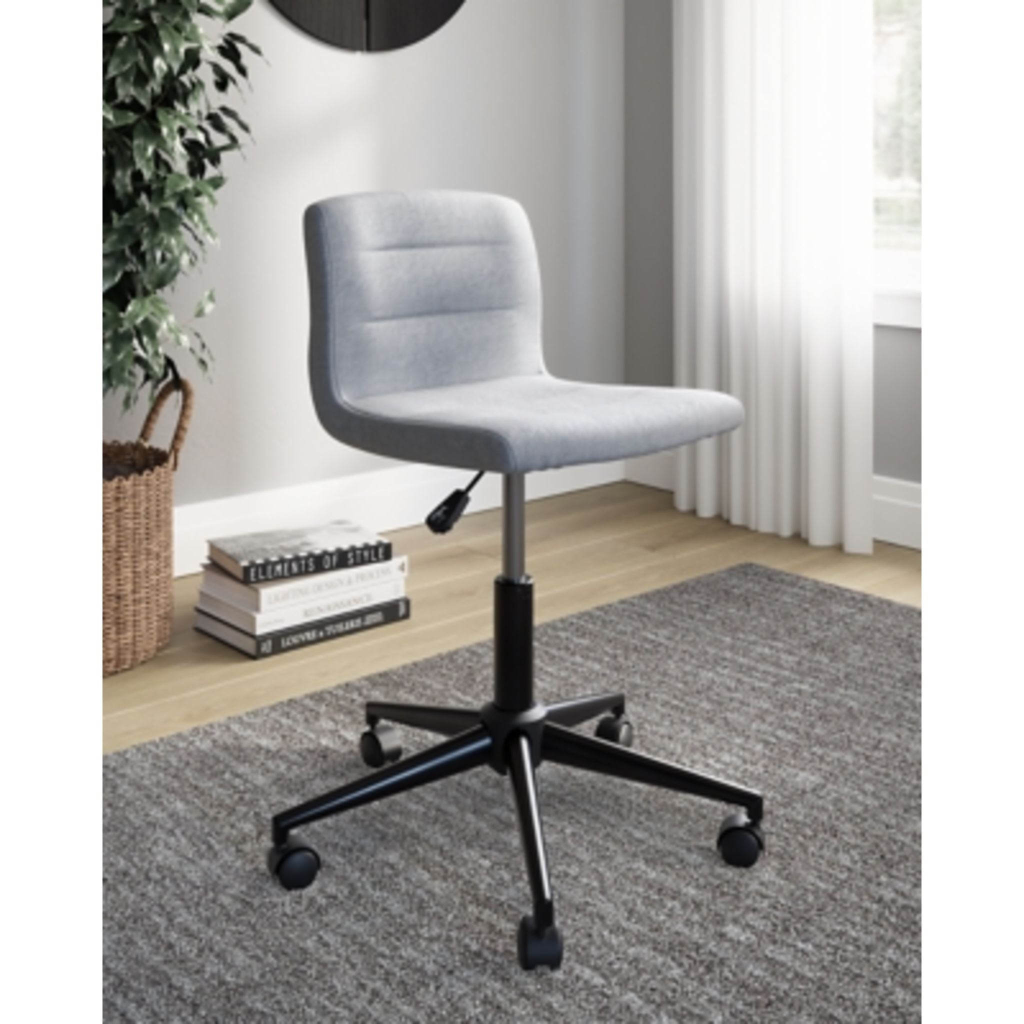 Beauenali Ergonomic Office Chair with Lumbar Support - Adjustable Height, Gray - Perfect for Home Office, Gaming & Workspace Comfort