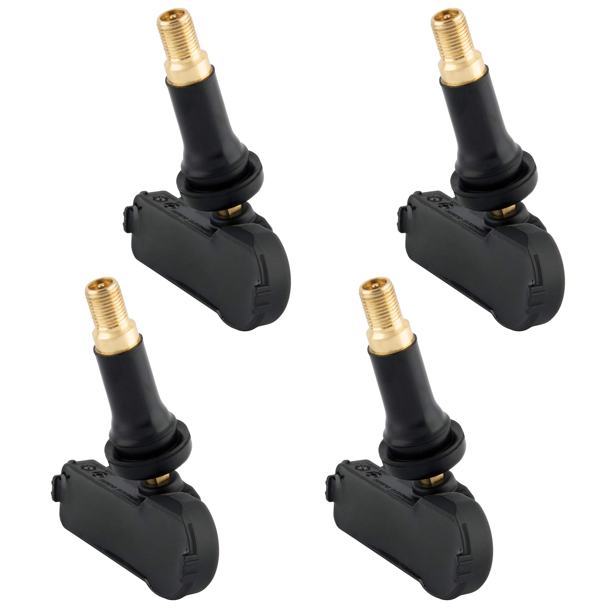 BOXI 4-Pack TPMS Tire Pressure Monitoring System Sensors 433MHz - Compatible with Jeep Wrangler, Dodge Ram & Charger - Replacement for 56029398AB, 68142397AA, 68241067AA, 68241067AB - Ensure Safe Driving & Optimal Tire Performance