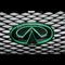 Infiniti Q50 RGB LED Emblem Badge - Customizable Color Car Logo Light for 2014-2021 Models - Perfect for Night Driving & Car Shows