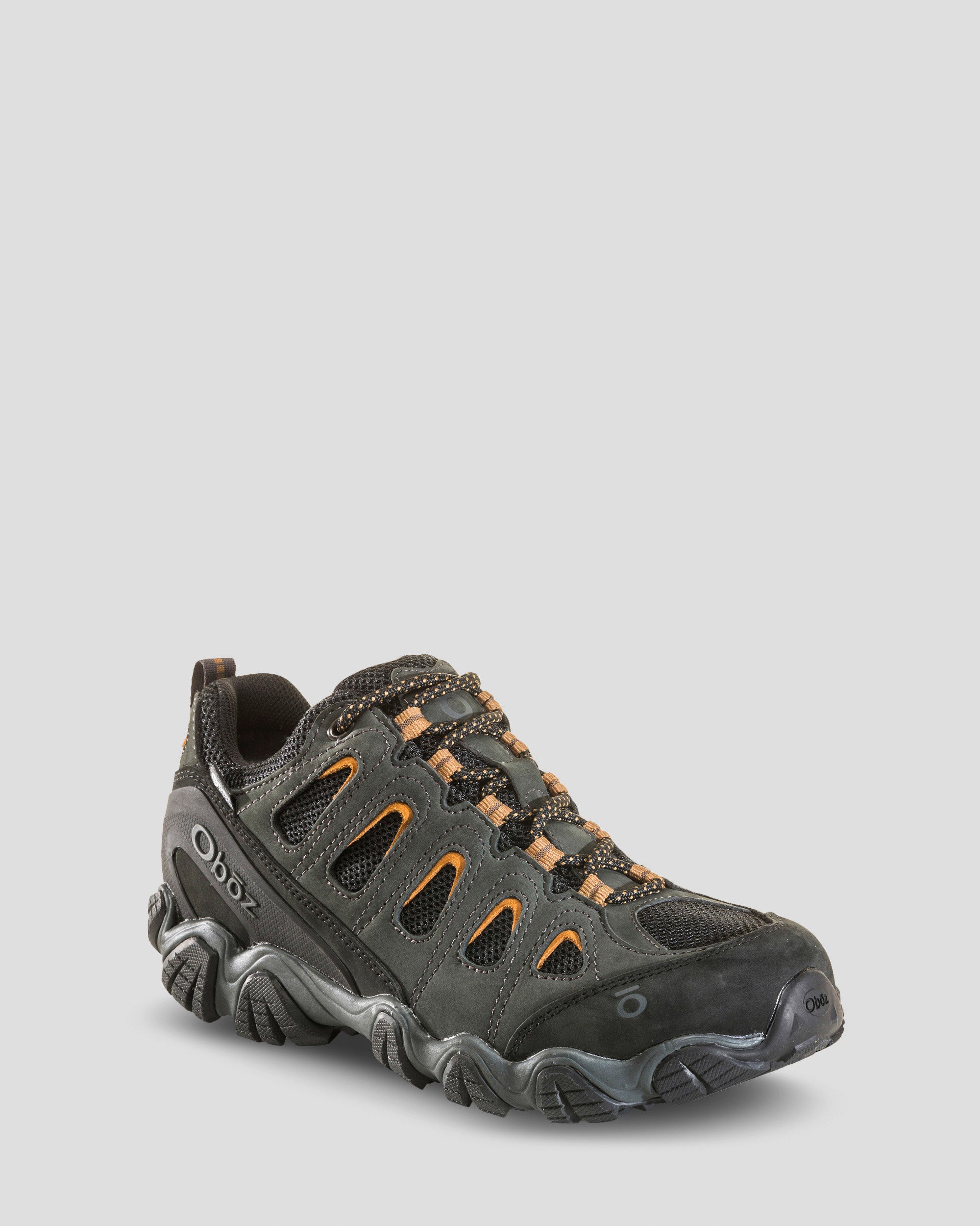 Oboz Sawtooth II Low Waterproof Hiking Shoes for Men - Wide Width (Shadow Burlap) | Lightweight Trail Shoes for Outdoor Adventures & Backpacking
