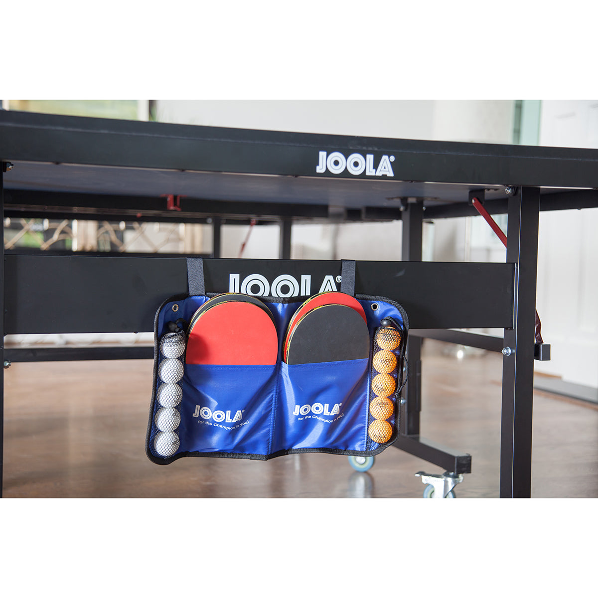 JOOLA Premium Table Tennis Paddles & Balls Set - 4 Player Family Ping Pong Kit for Indoor/Outdoor Fun, Tournaments & Backyard Games