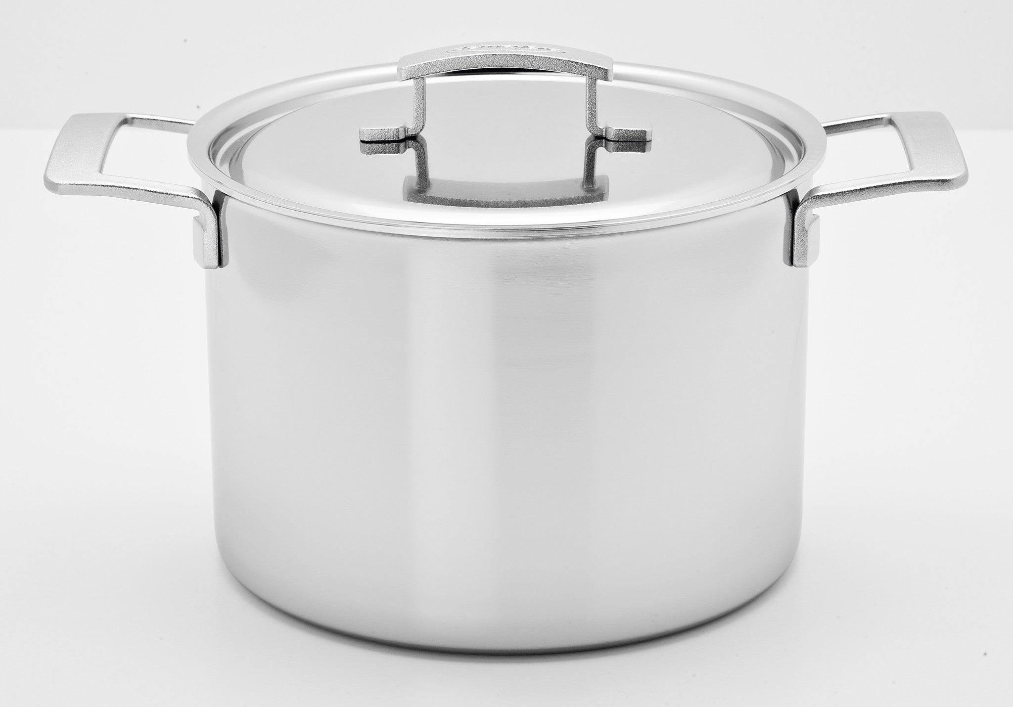 Demeyere Industry 7.6L Stainless Steel Stock Pot with Lid - Professional Quality Cookware for Home & Restaurant Cooking, Soups, Stews & Pasta