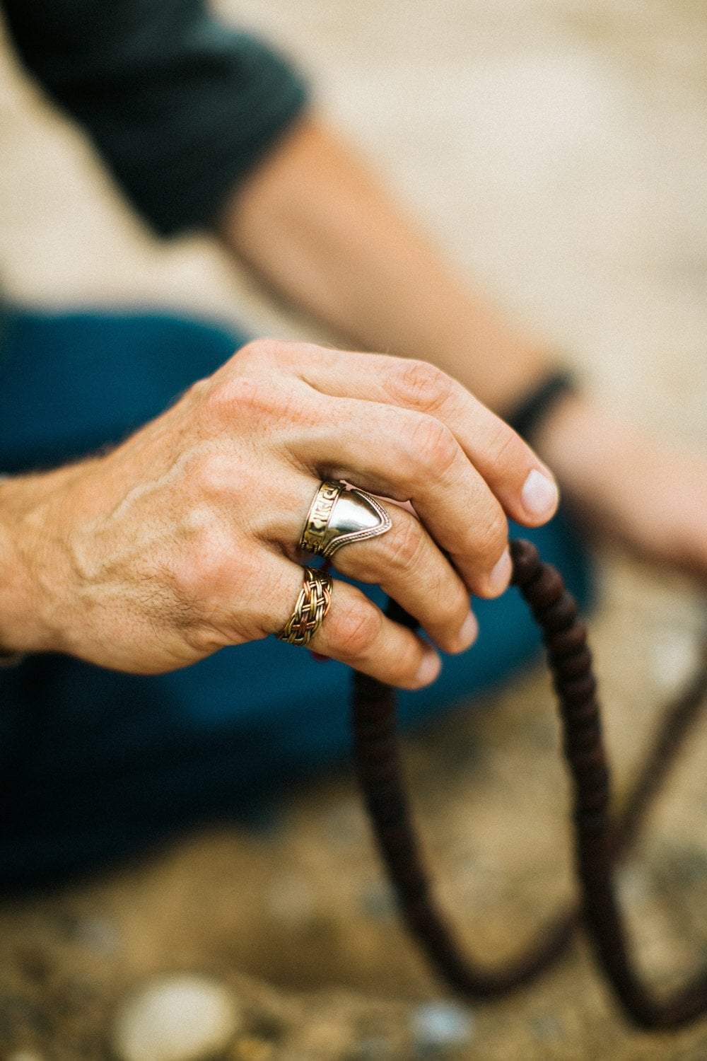 Adjustable Mantra Shield Ring for Men & Women - Stainless Steel Spiritual Protection Jewelry - Perfect for Meditation, Yoga & Daily Wear