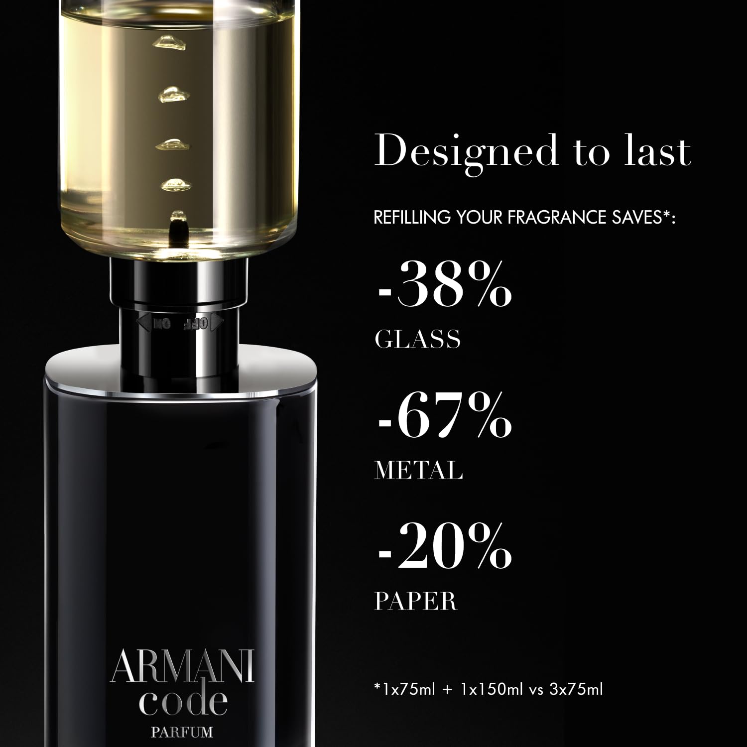 Armani Code Cologne for Men - Fresh & Aromatic Men's Perfume with Bergamot, Clary Sage & Tonka Bean Notes | Long-Lasting Luxury Fragrance for Date Night, Office & Special Occasions