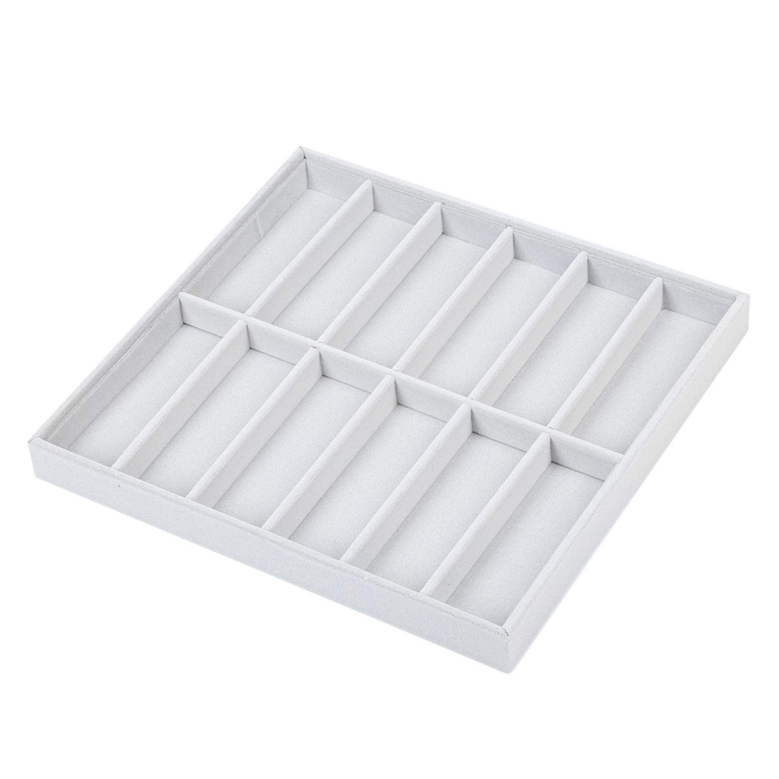 Stylish Jewelry Display Box & Sunglasses Storage Organizer - Elegant Jewelry Container for Women, Home Boutiques & Jewelry Stores | Perfect for Organizing Rings, Necklaces, Earrings & Eyewear in Bedroom, Vanity or Retail Display
