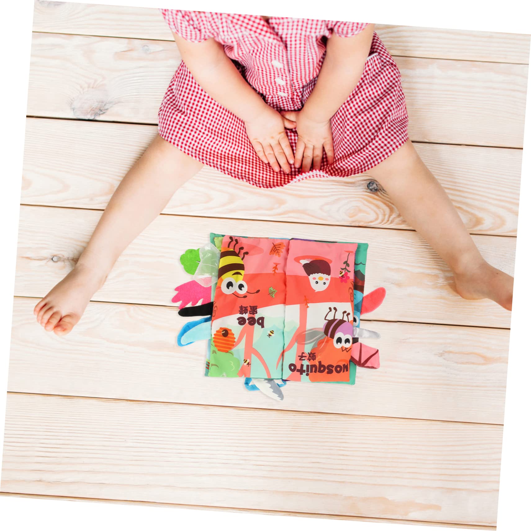 COHEALI 4-Piece Soft Cloth Book Set for Babies & Toddlers - Interactive Sensory Baby Books for Early Learning, Travel Toys, and Newborn Development - Perfect for Playtime, Gifts, and Airplane Activities