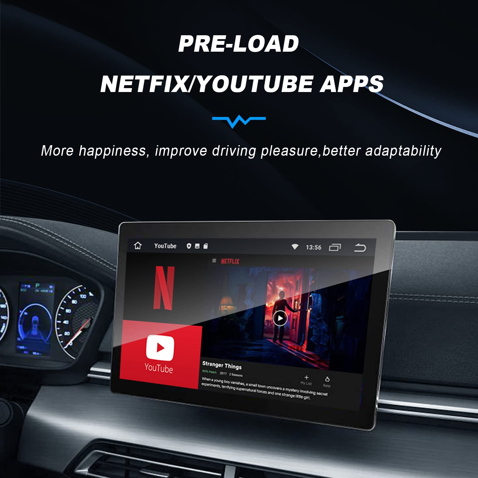 EZoneTronics Wireless CarPlay Adapter for Factory Wired Cars - Convert to Wireless CarPlay & Android Auto, Quad Core 2+32GB Android 11 Multimedia Player | Seamless Connectivity for BMW, Mercedes, Audi & More | Perfect for Commuting, Road Trips & Hands-Free Driving
