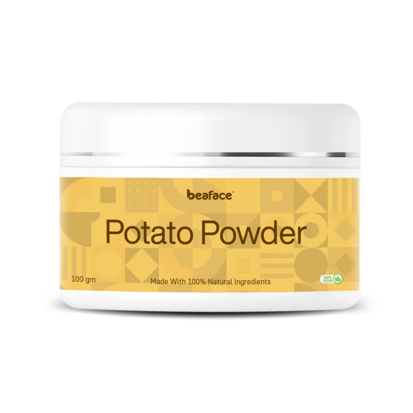 Beaface Combo Pack - 100g Potato Powder for Dark Spots & 100g Tomato Facial Powder for Dead Skin Removal - Brightening & Exfoliating Skincare Duo for Glowing Skin at Home