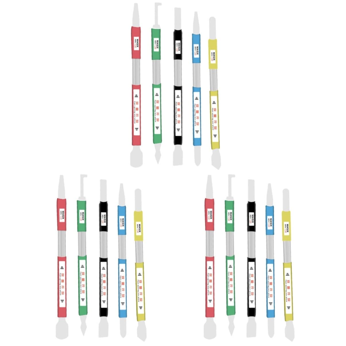 UKCOCO 3-in-1 Phone Repair Kit with 5 Precision Screwdrivers - Professional Computer & Smartphone Disassembly Tool Set for iPhone, Samsung, Laptop Repair - Perfect for DIY Tech Repairs & Electronics Maintenance
