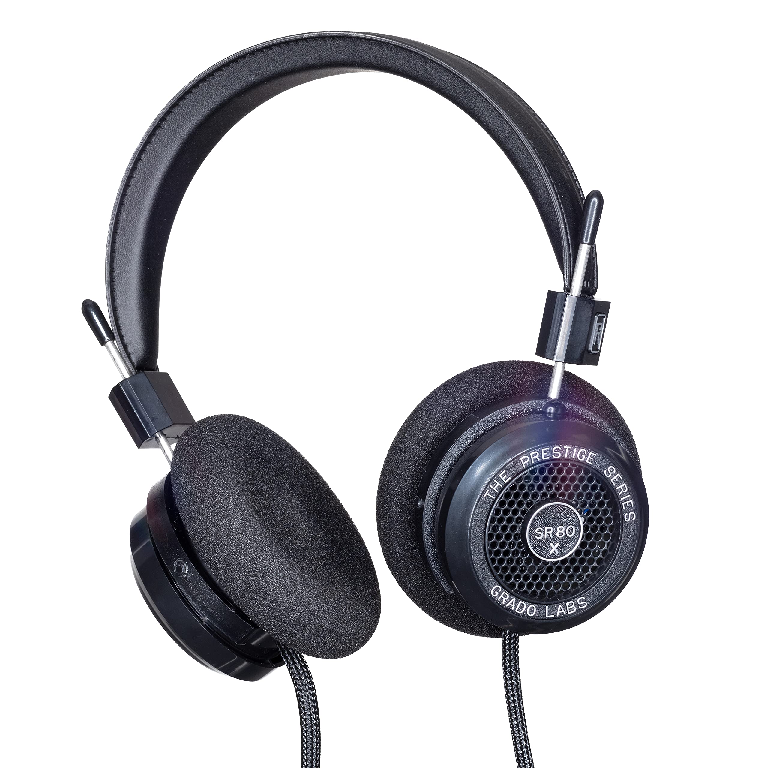 GRADO SR80x Prestige Series Open-Back Wired Headphones - High-Fidelity Stereo Sound for Audiophiles, Home Listening & Studio Monitoring
