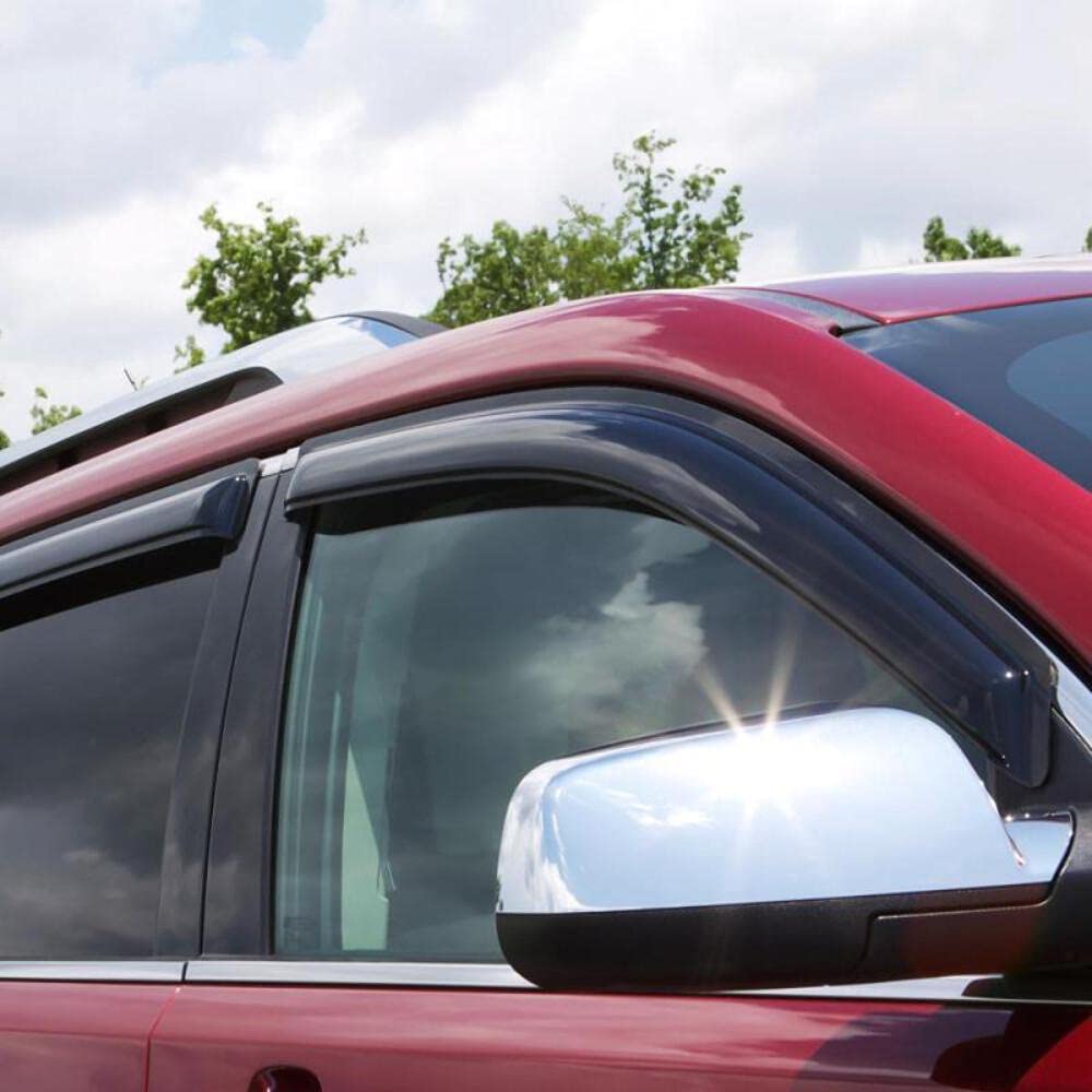 Ventvisor Car Window Deflector - 4 Piece Set for Rain Protection & Ventilation | Perfect for Trucks, SUVs, and Sedans