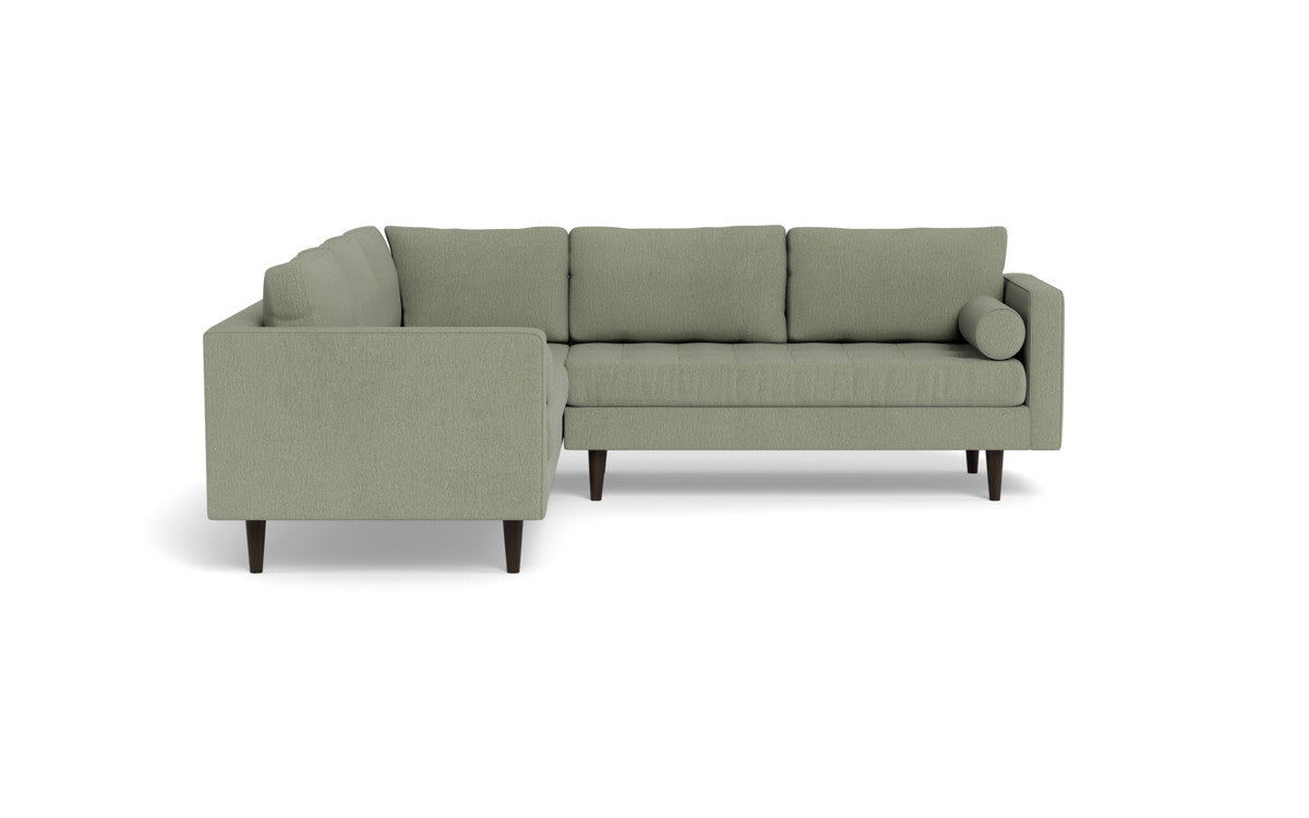 Ladybird 103 Corner Sectional Sofa - Modern L-Shaped Couch for Living Room, Family Room & Small Spaces | Comfortable Fabric Upholstery, Sturdy Frame | Perfect for Apartments, Condos & Home Theater Seating