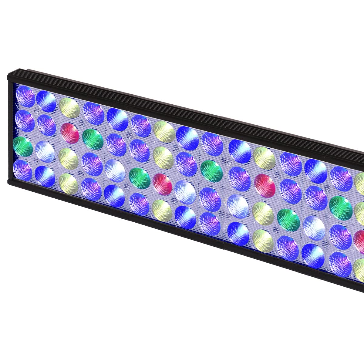 LED Aquarium Light for Saltwater Tanks - 30-200CM Coral Reef Lighting with Remote Control | Perfect for Marine Fish Tanks (90-110cm) | Enhance Coral Growth & Fish Colors in Home/Office Aquariums
