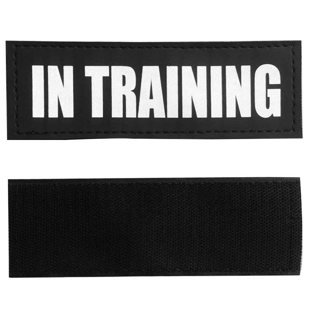 Fairwin Reflective Removable Dog Training Patches for Service Vest & Harness - Perfect for Police, Military, and Working Dogs
