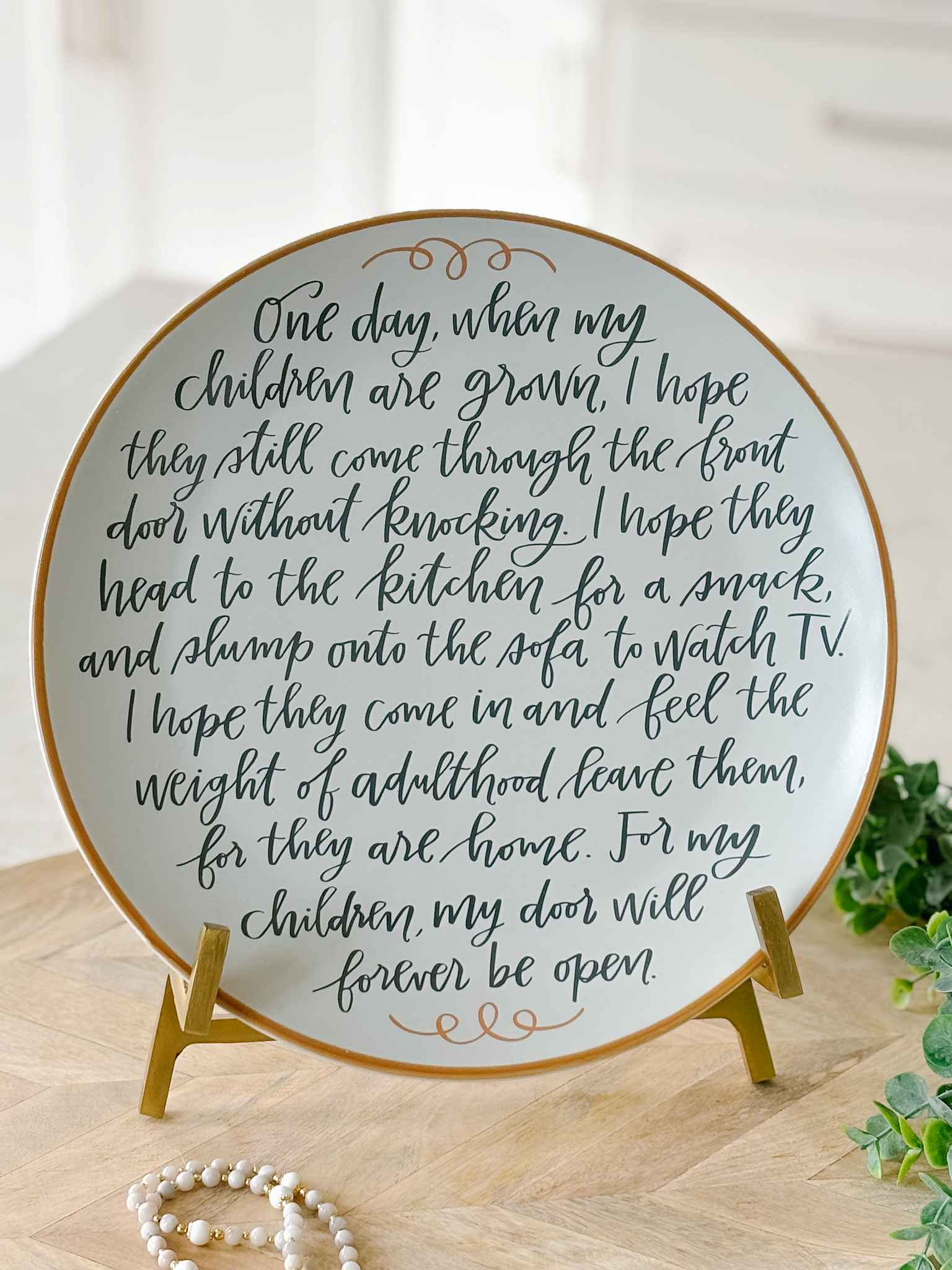 Memory Plate - Premium Quality Decorative Wall Plates for Home & Office Decor - Perfect for Living Room, Bedroom, and Kitchen Display