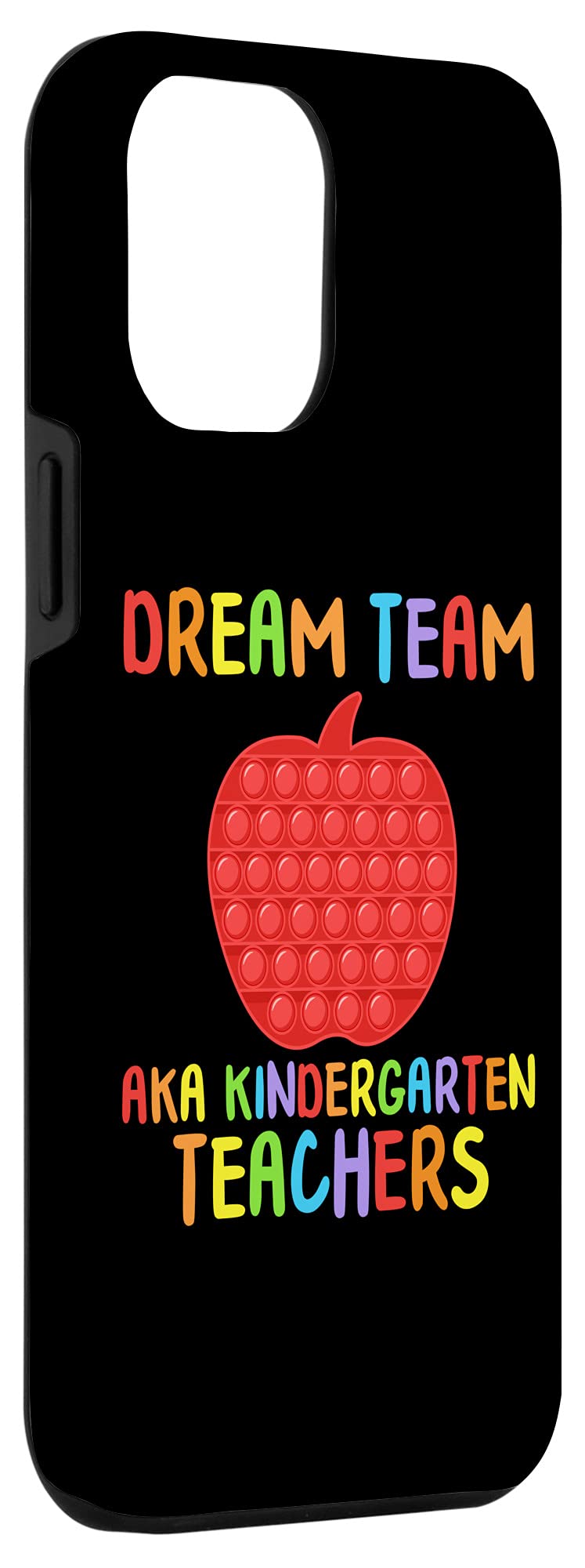 iPhone 12 Pro Max Case - Shockproof Slim Protective Cover for School & Work - Perfect for Teachers, Students & Kindergarten Fidget Toy Lovers