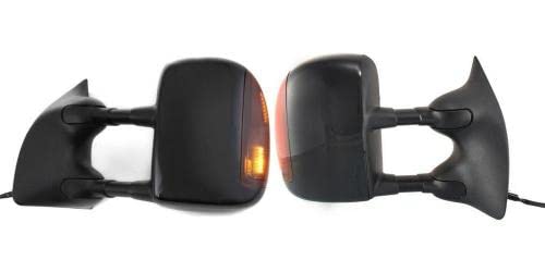 Go-Parts Replacement Side View Mirrors for 2003-2006 Ford F-350 Super Duty - Left & Right Set (Driver & Passenger) - FO1320274 & FO1321274 - Perfect for Off-Roading, Towing & Daily Driving