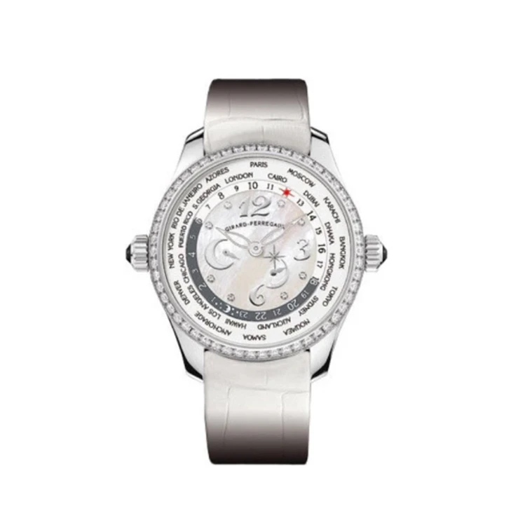 Luxury Girard Perregaux WW.TC Women's Watch - Stainless Steel Case with Diamond Accents | Elegant Dress Watch for Business, Parties & Special Occasions