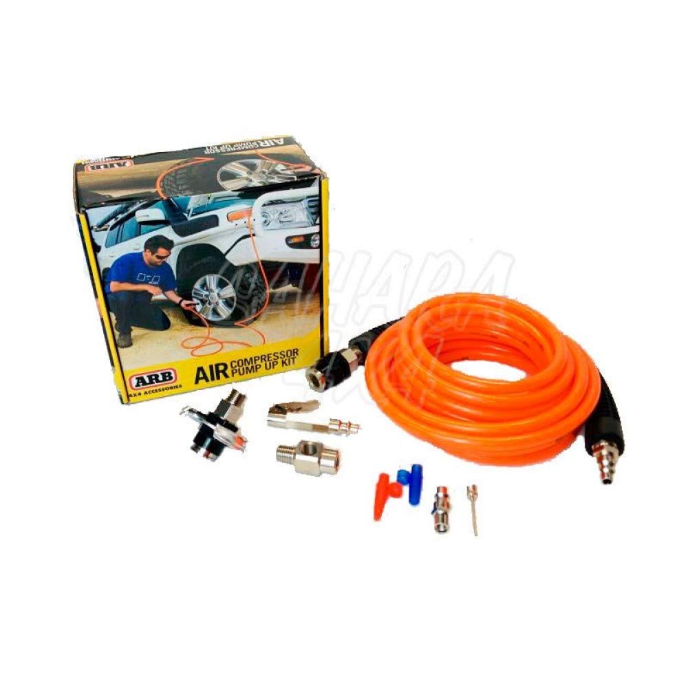 ARB 171302 Portable Tire Inflation Kit - 18ft Air Hose & Accessories for On Board Systems & Air Compressors | Emergency Roadside & Off-Road Vehicle Tire Repair