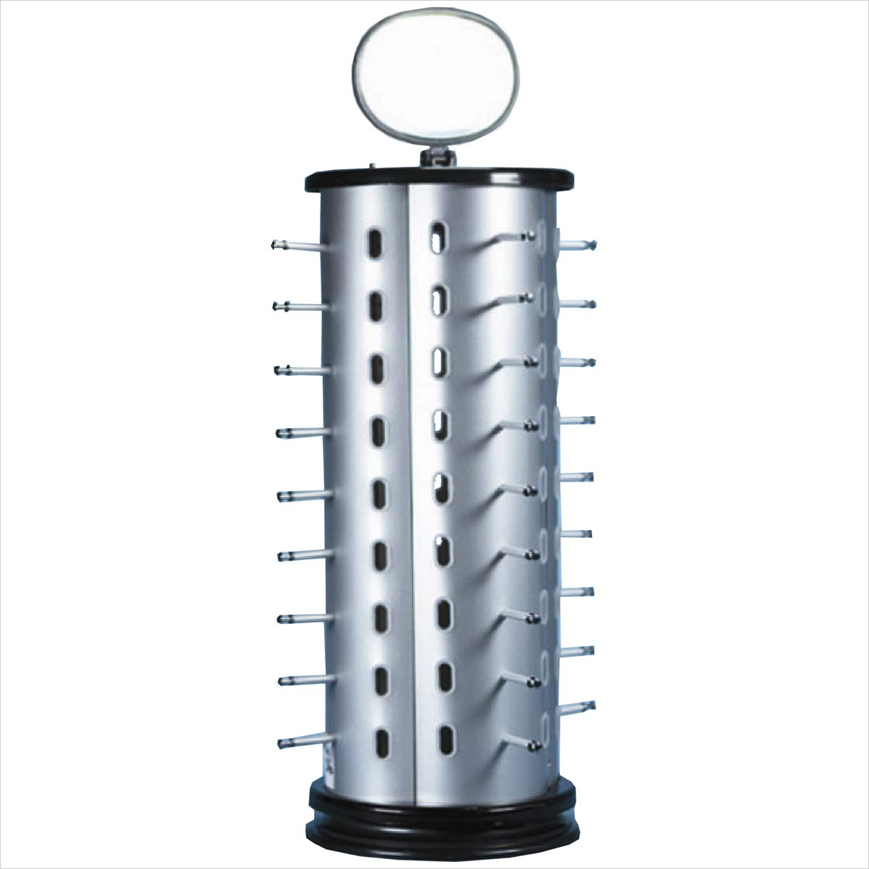 360° Rotating Sunglasses Display Stand - Holds 36 Pairs with Built-in Mirror | Perfect for Retail Stores, Boutiques & Eyewear Shops