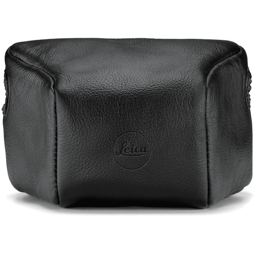 Leica Genuine Leather Pouch Case for Leica M Rangefinder Cameras - Black Short Version | Premium Camera Protection for Travel & Street Photography