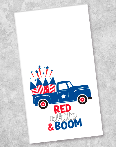 Premium Boom Truck Guest Towel Napkins (36 Count) - Soft & Absorbent Disposable Paper Napkins for Parties, Weddings & Home Decor