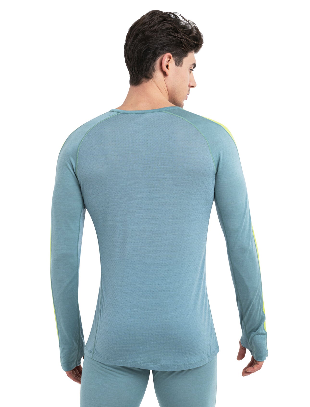 125 ZoneKnit™ Merino Blend Long Sleeve Thermal Base Layer Top for Men - Moisture Wicking & Odor Resistant - Perfect for Hiking, Skiing & Cold Weather Outdoor Activities