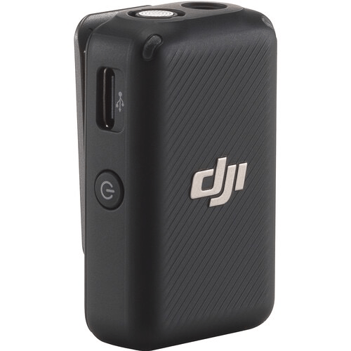 DJI Mic Compact Digital Wireless Microphone System - 2.4GHz Wireless Lavalier Mic with Recorder for Camera, Smartphone, YouTube, Vlogging & Live Streaming