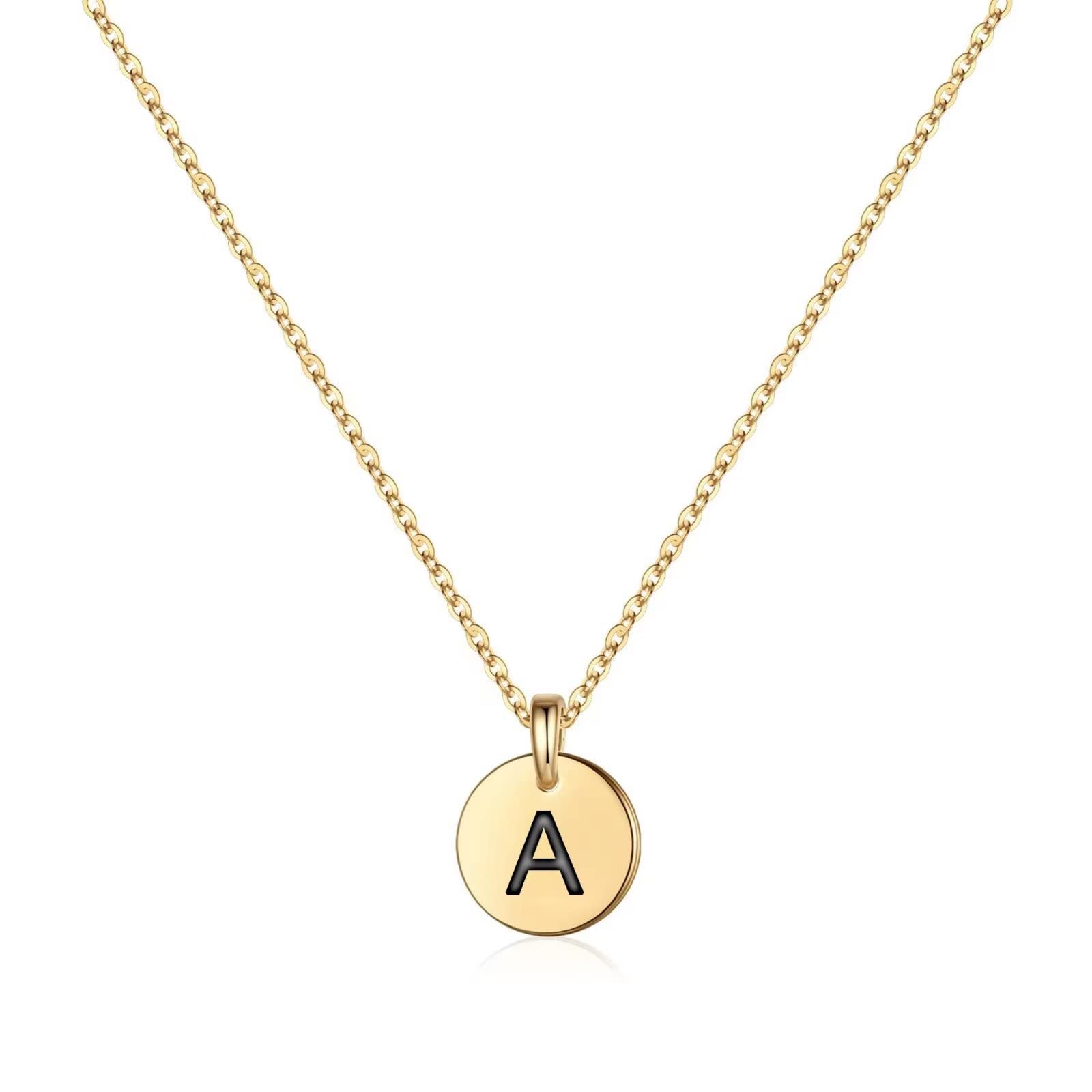 925 Sterling Silver Initial Necklace for Women & Girls - Personalized Tiny Cute Letter Pendant Jewelry | Birthday Gift for Her, Teen Daughter, Best Friend | Perfect for Everyday Wear, Special Occasions & Gifting