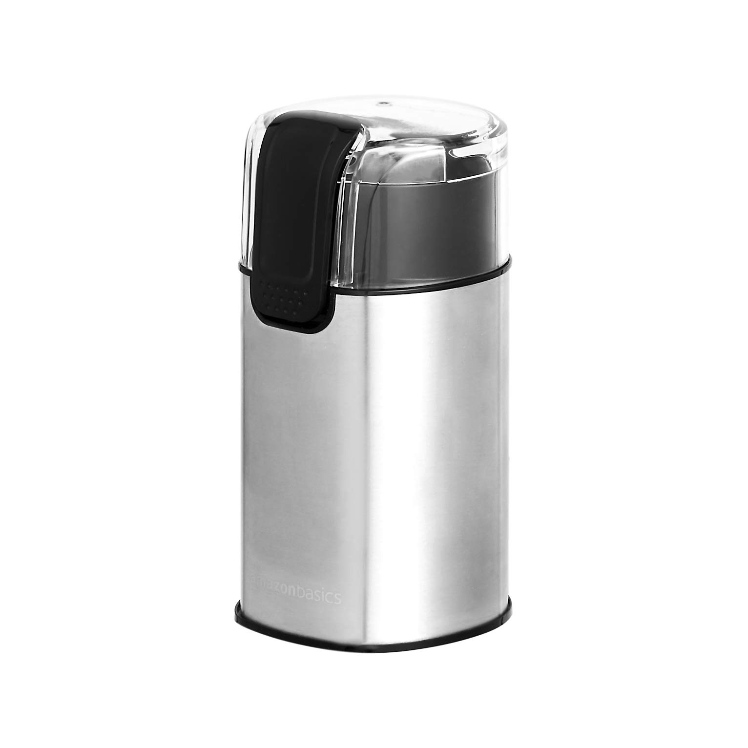 Amazon Basics Stainless Steel Electric Coffee Grinder for Espresso, French Press & Drip Coffee - Fast & Quiet Bean Grinder for Home & Office Use