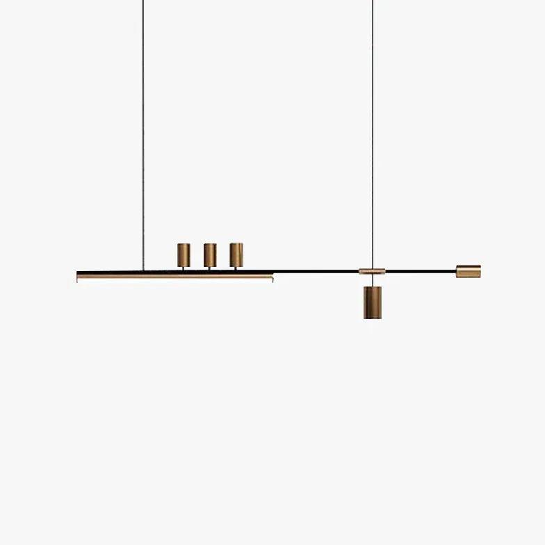 Modern Black LED Pendant Light for Office - Adjustable Multi-Light Hanging Fixture with Energy Saving Bulbs - Perfect for Workspaces, Conference Rooms & Home Offices