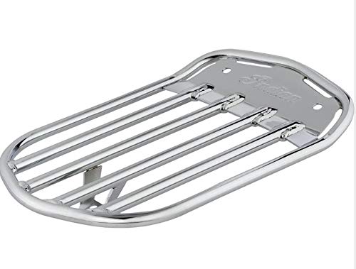 Genuine Indian Motorcycle Pinnacle Solo Rear Luggage Rack - Chrome 2885004-156 | Heavy-Duty Motorcycle Cargo Carrier for Touring & Long Rides