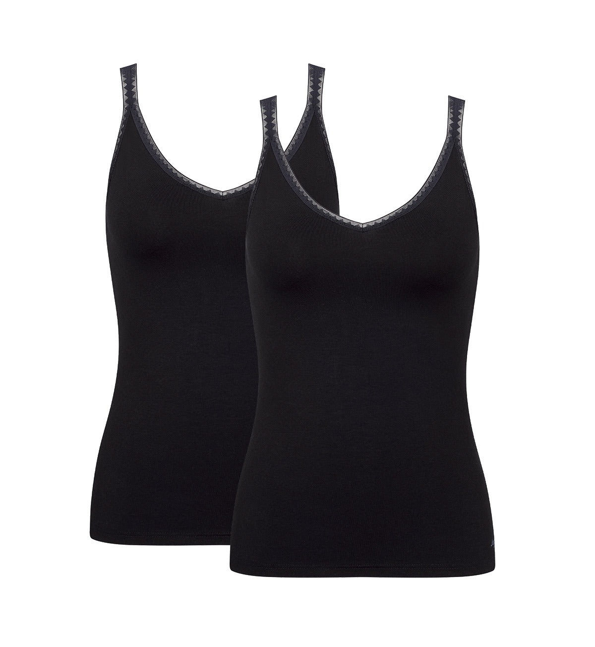 SLOGGI GO TOP 2-Pack Women's Comfortable Seamless Bras - Perfect for Yoga, Workout & Everyday Wear